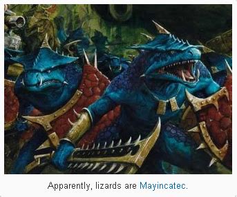 From the Narrow Desert: Yes, lizard people are .
